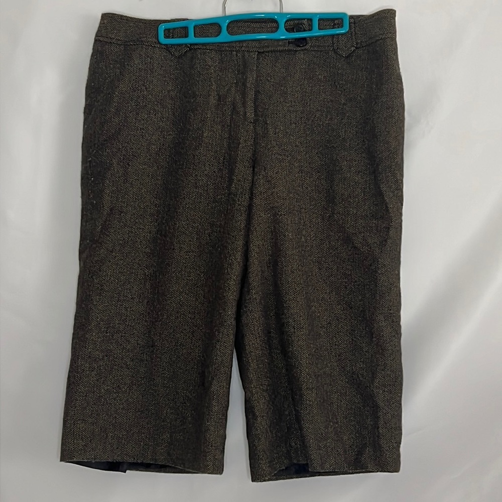 “Business Baby” Mid Calf Brown Wool Pants